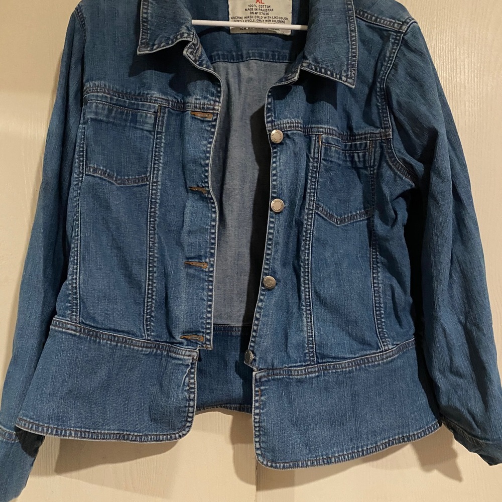 Women’s XL Button Up Denim Jacket